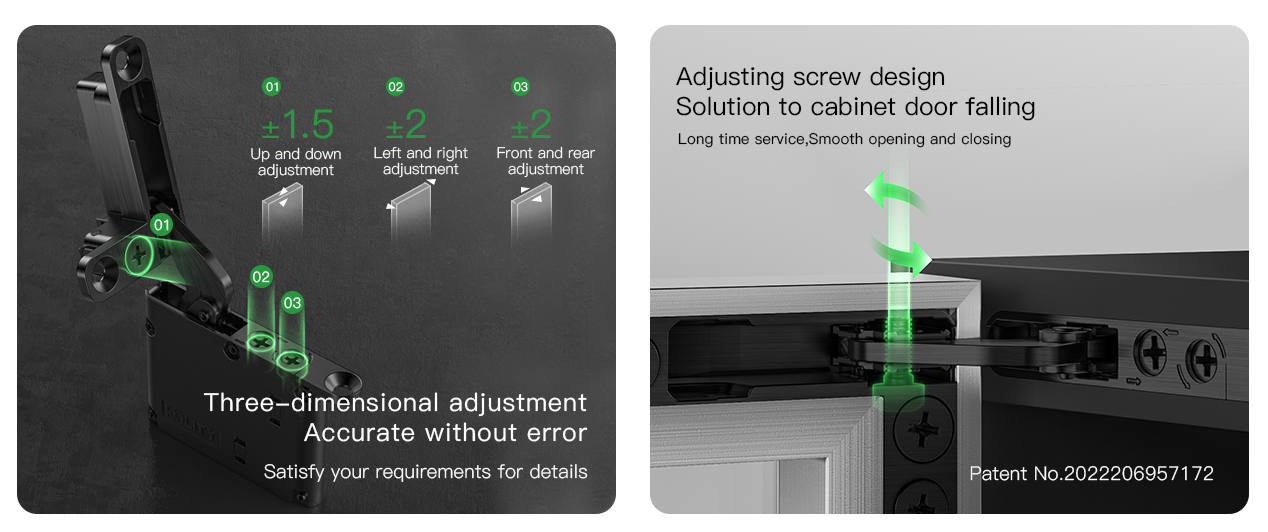 T2 Light Duty Concealed Hinges