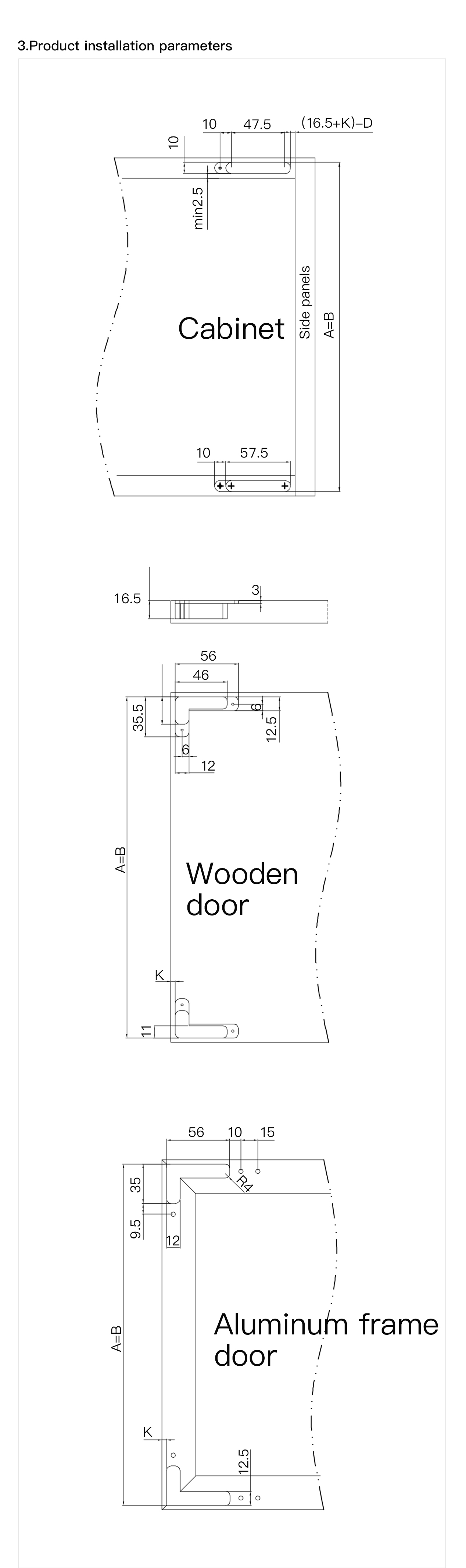 T2 Light Duty Concealed Hinges