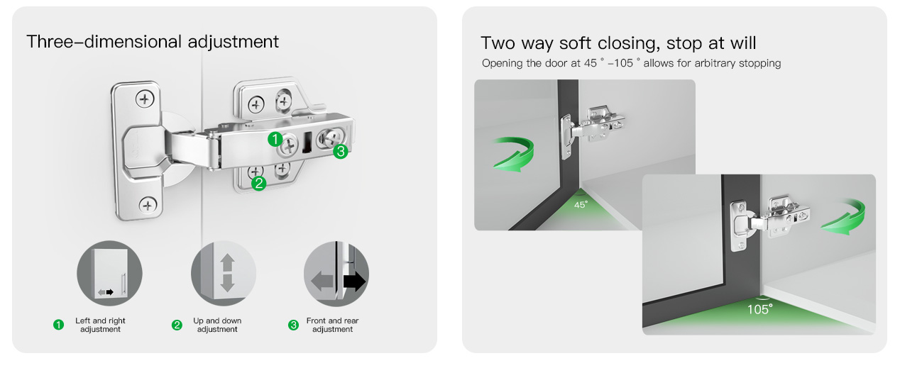 K3 Two-way Industrial Hinge