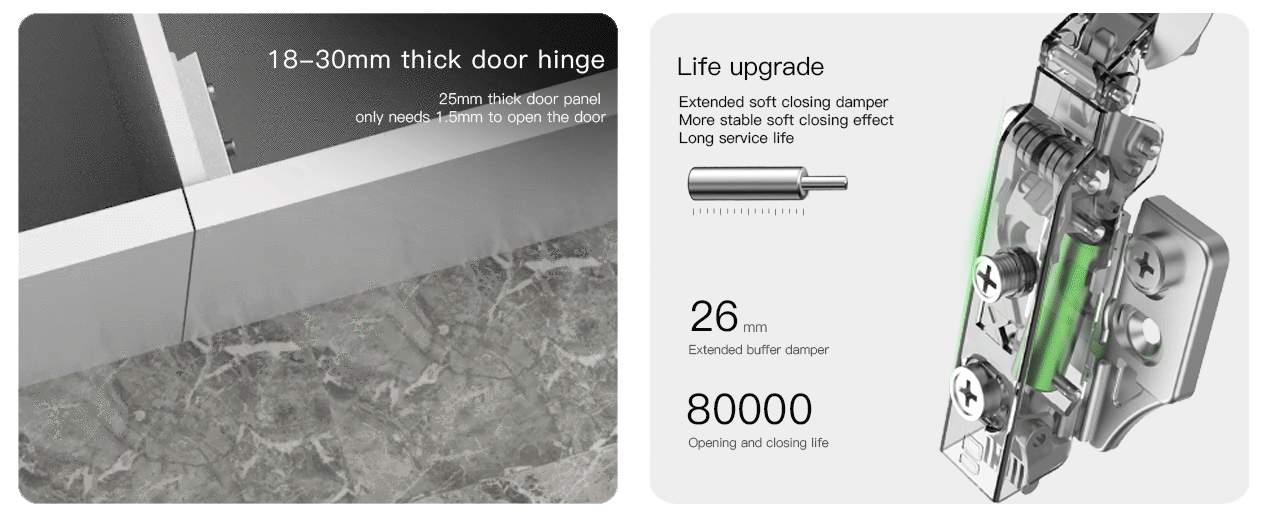 K62 Thick Door Hinge