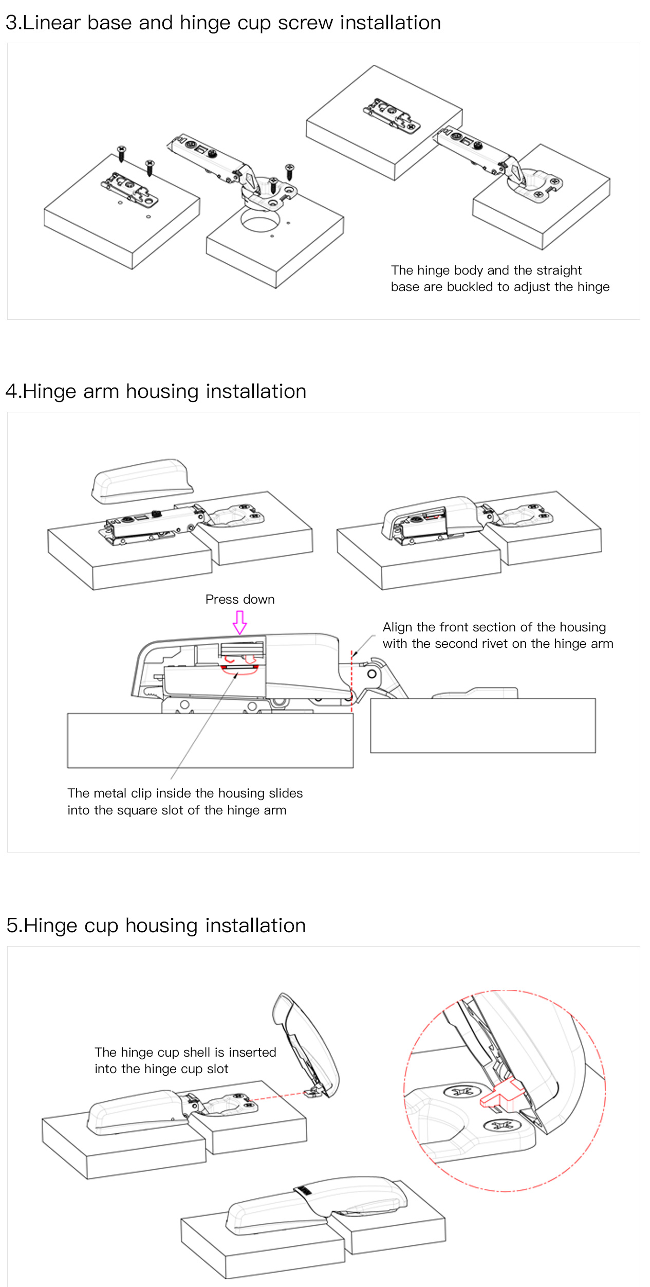 K4P Racer Hinge For Wooden Door